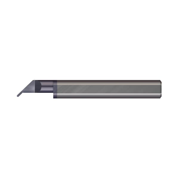 Undercut Full Radius Grooving Tool, 0.180" Min Bore dia, Groove Width: 0.0300"